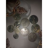 Монета 1 руб, 50 копеек, 20 копеек, 15 копеек, 10 копеек