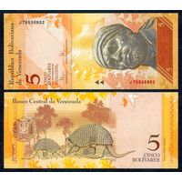 Венесуэла 5 боливар 2009 год, UNC