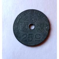 Бельгия под Германией 25 сантимов 1946 год