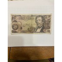 Австрия 20 шиллингов 1967 год.-1101