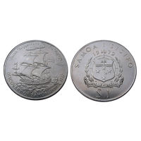 Самоа 1 доллар 1972 Парусник
