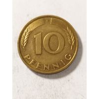 Германия 10 пфенинг 1994 F