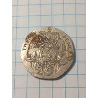 20 пенсов  Великобритания 1996 год.
