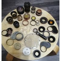 Запчасти/Детали биноклей и другой оптики РККА И Германия .