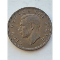 1 пенни Новая Зеландия 1952 года. Монета не чищена. 45253