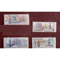 Чехословакия 1988 год Пражские фонтаны - ПРАГА '88 MNH К1 246