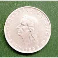 Германия 2 марки 1934. Шиллер