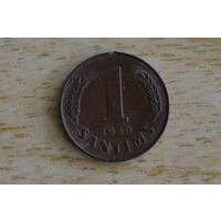 Латвия 1 сантим 1939