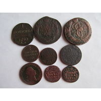 ЛОТ СТАРИННЫХ МОНЕТ.