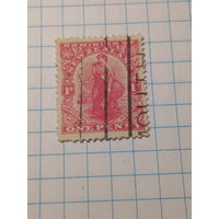 Марка Новая Зеландия 1910