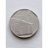 5 сентаво 1994 года Куба, отличная, в блеске!