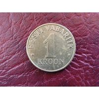 1 крона Эстония 2001 г.