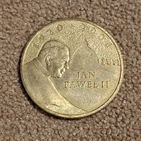 Польша 2 злотых, 2005 Папа римский Иоанн Павел II UNC