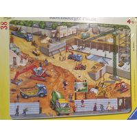 Паззлы в рамке Равенсбургер для детей от 3-4 лет(Германия)одним лотом 4 единицы