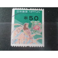 Япония, 1997. Стандарт. Птица, цветы