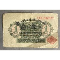 Банкнота 1 марка 1914 год. Германская империя.