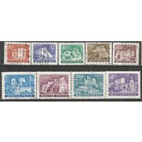 Венгрия. Замки. 1961г. 9 марок.