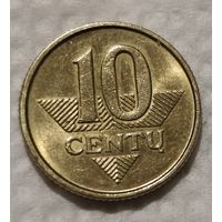 Литва 10 центов, 2008 (14-4-18)