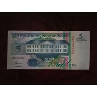 5 гульденов Суринам 1998 г.