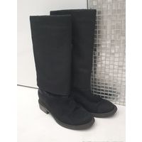 Сапоги Ekonika зима 39, замша, войлок, натур. Мех.  Стильные базовые сапоги трубы. Самая актуальная трендовая модель 2025-2026 г. При этом классика, которая актуальна всегда!  Сезон зима. Размер 39. Н