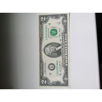 США 2 UNC 2009 г. с рубля