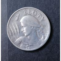 1 злотый 1925 г. Сохран