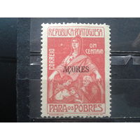 Португалия, Азоры, 1915. Доплатная марка*