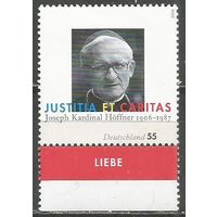 Германия. 100 лет со дня рождения И.Хефнера. Кардинал. 2006г. Mi#2572.