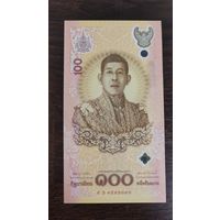 Таиланд 100 бат 2024 P-143a полимер UNC