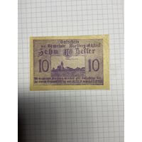 10 геллеров (нотгельды) Австрия.-2512