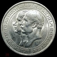 3 марки 1911 Пруссия- университет Браслау. Отличный сохран! Нечастая!