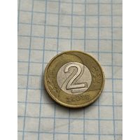 2 злотых 1995 года