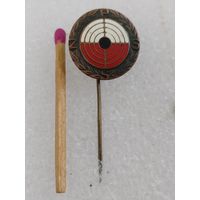 Знак ПНР. Федерация спортивной стрельбы. тяжёлый