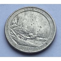 25 центов 2010 г.,  Йосемитский национальный парк, штат Калифорния, США