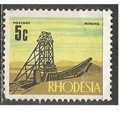 Родезия. Шахтный копёр. 1970г. Mi#92.