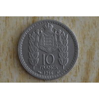 Монако 10 франков 1946 с 1 руб