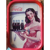 Поднос коллекционный Coca-Cola. Всё будет Coca-Cola.