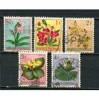 Бельгийское Конго - 1952 - Цветы - 5 марок. Гашеные.  (Лот 8JL)-TG2P32