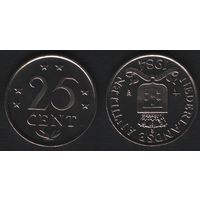 Нидерл. Антильские о-ва _km11 25 центов 1984 год (_8 ТОРГ ЛЮБОЙ