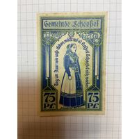 75 пфеннигов (нотгельды) г. Германия Счибел-1201