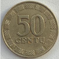 Литва 50 центов 1997 г.