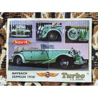 Вкладыш Turbo (Турбо) Classic (серия 1-70, с Классик), номер 60, Maybach Zeppelin, 1938. Возможен небольшой торг.