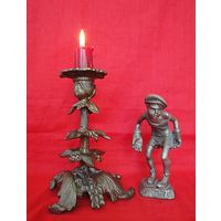 Подсвечник Нимор, бронза, СССР