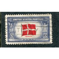 США. Флаги стран, участников второй мировой войны. Дания