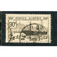 Французский Алжир. Американский корабль в порту Алжира