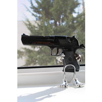 Пистолет металлический desert eagle  тяжелый из 90-х на пульках