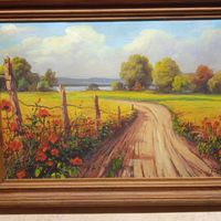 Репродукция в старинной рамке. РАСПРОДАЖА КОЛЛЕКЦИИ.