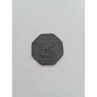 Германия (нотгельды) 25 пфеннигов 1917
