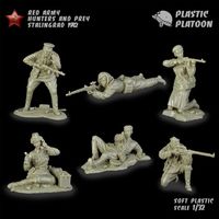 Набор Советская армия Охотники и Жертвы Сталинград  Plastic Platoon