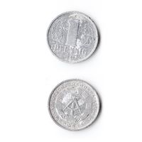 1 пфенниг ГДР 1981 года